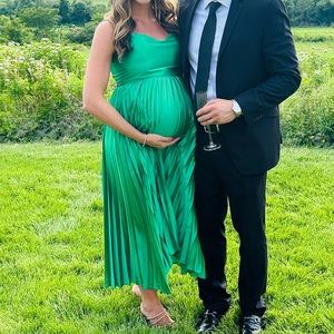 Nicole Miller green dress